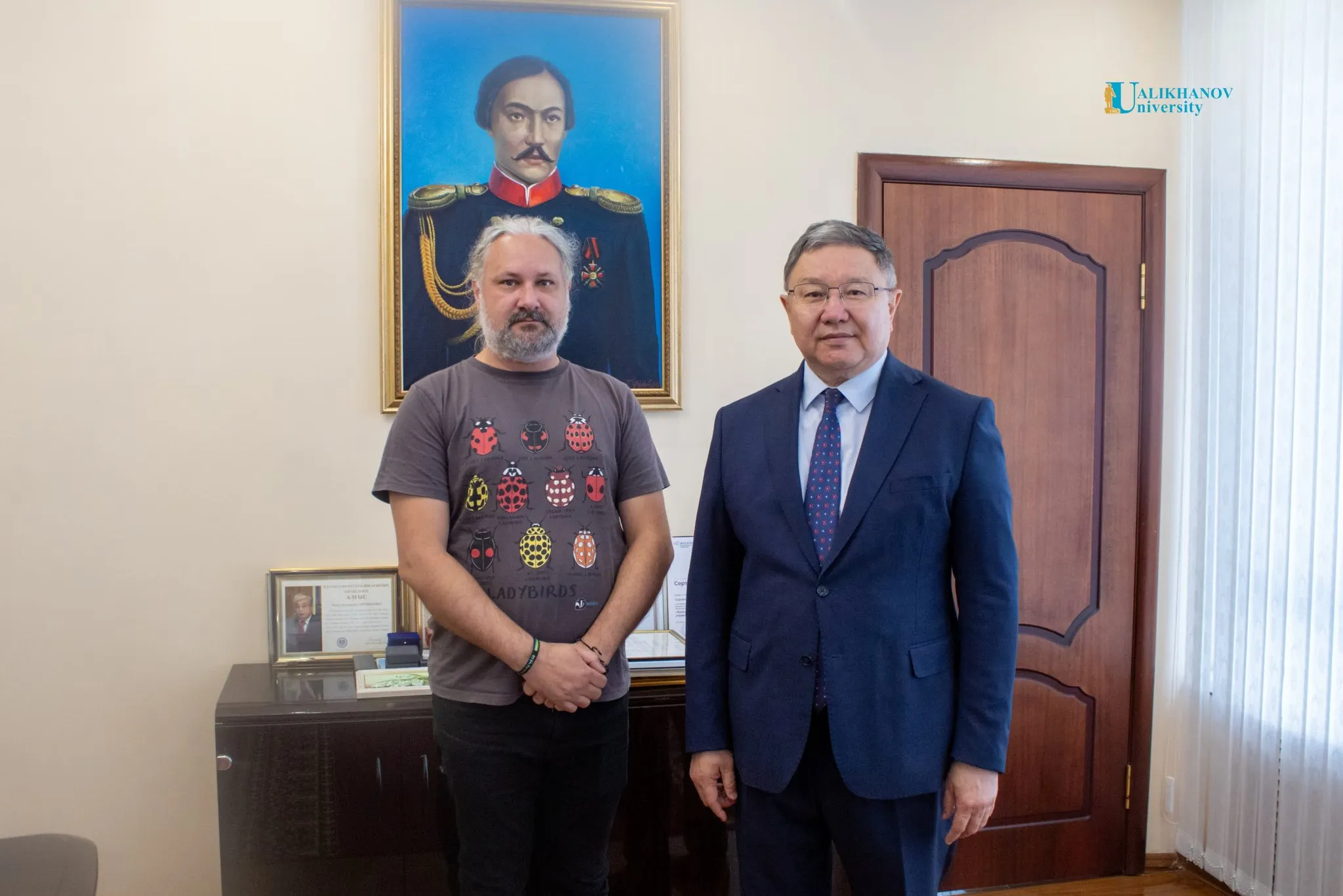 Көкшетау университетіне. Ш. Уәлиханова шетелдік зерттеуші Габор Пожгай келді